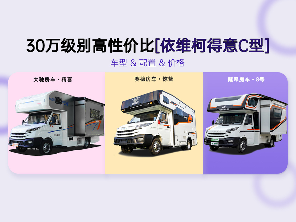 30万级别高性价比！依维柯得意C型底盘